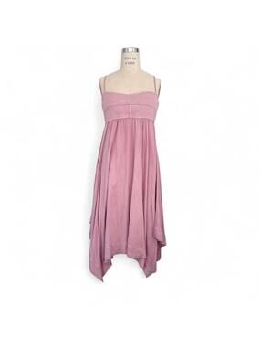 Anthropologie Blush Pink Fairy Maxi Dress Boho Casual Athletic Cozy
